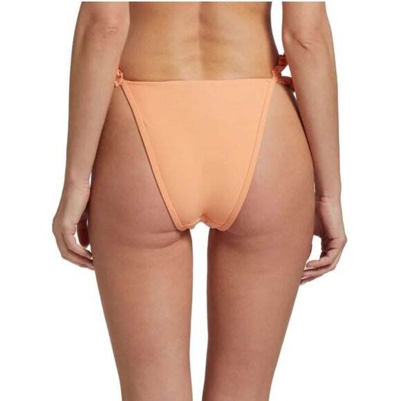 Andrea Iyamah Mulan Swim BIKINI BOTTOM Ruffled Size XL Apricot Peach Orange NEW - Picture 5 of 15